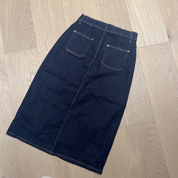 Khaite denim skirt Kerrie in Indigo - Picture 6 of 8